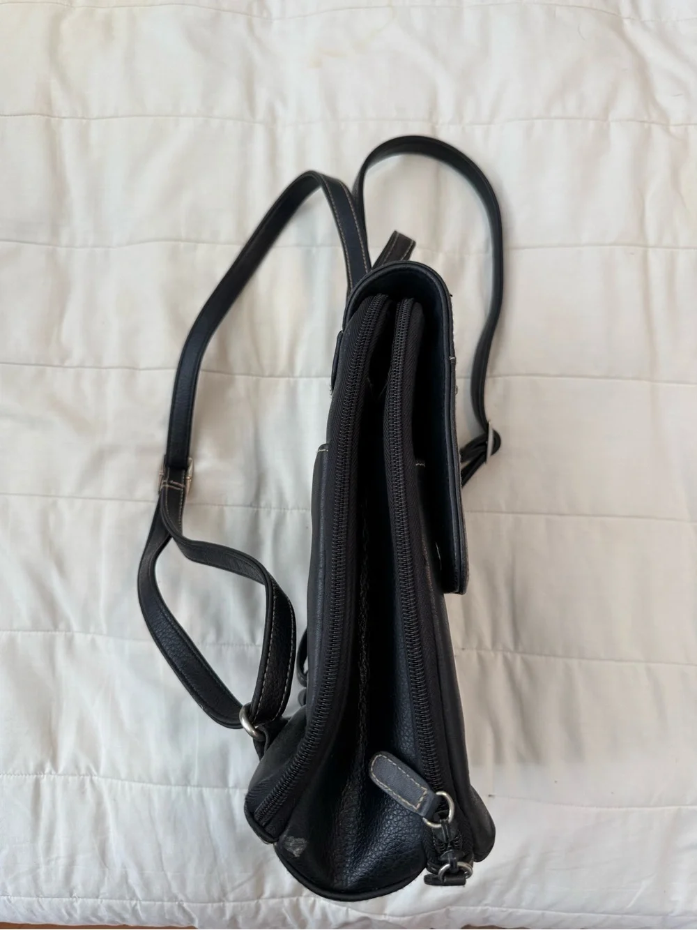 Vintage Hillard & Hansen Genuine Leather Backpack